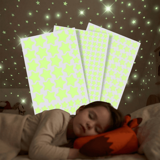 300+ Glow-in-the-Dark Stars for Kids' Rooms